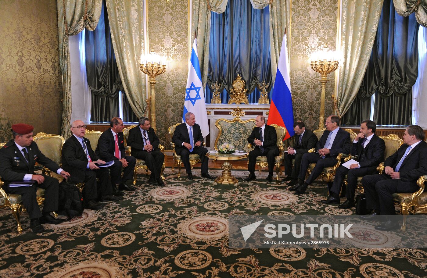 President Putin meets with Israeli Prime Minister Netanyahu