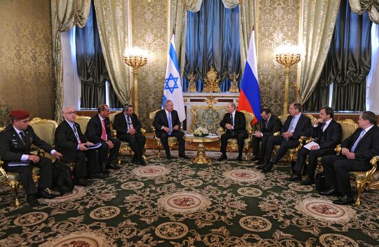 President Putin meets with Israeli Prime Minister Netanyahu