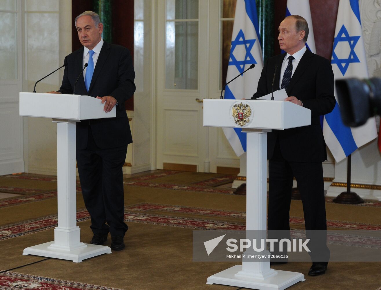 President Putin meets with Israeli Prime Minister Netanyahu