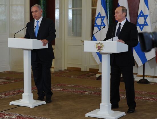 President Putin meets with Israeli Prime Minister Netanyahu