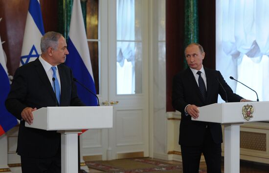 President Putin meets with Israeli Prime Minister Netanyahu