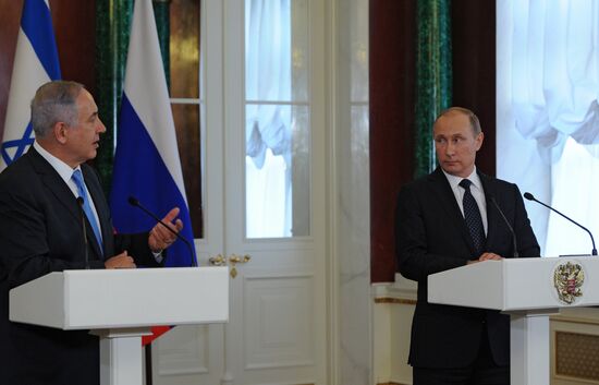 President Putin meets with Israeli Prime Minister Netanyahu