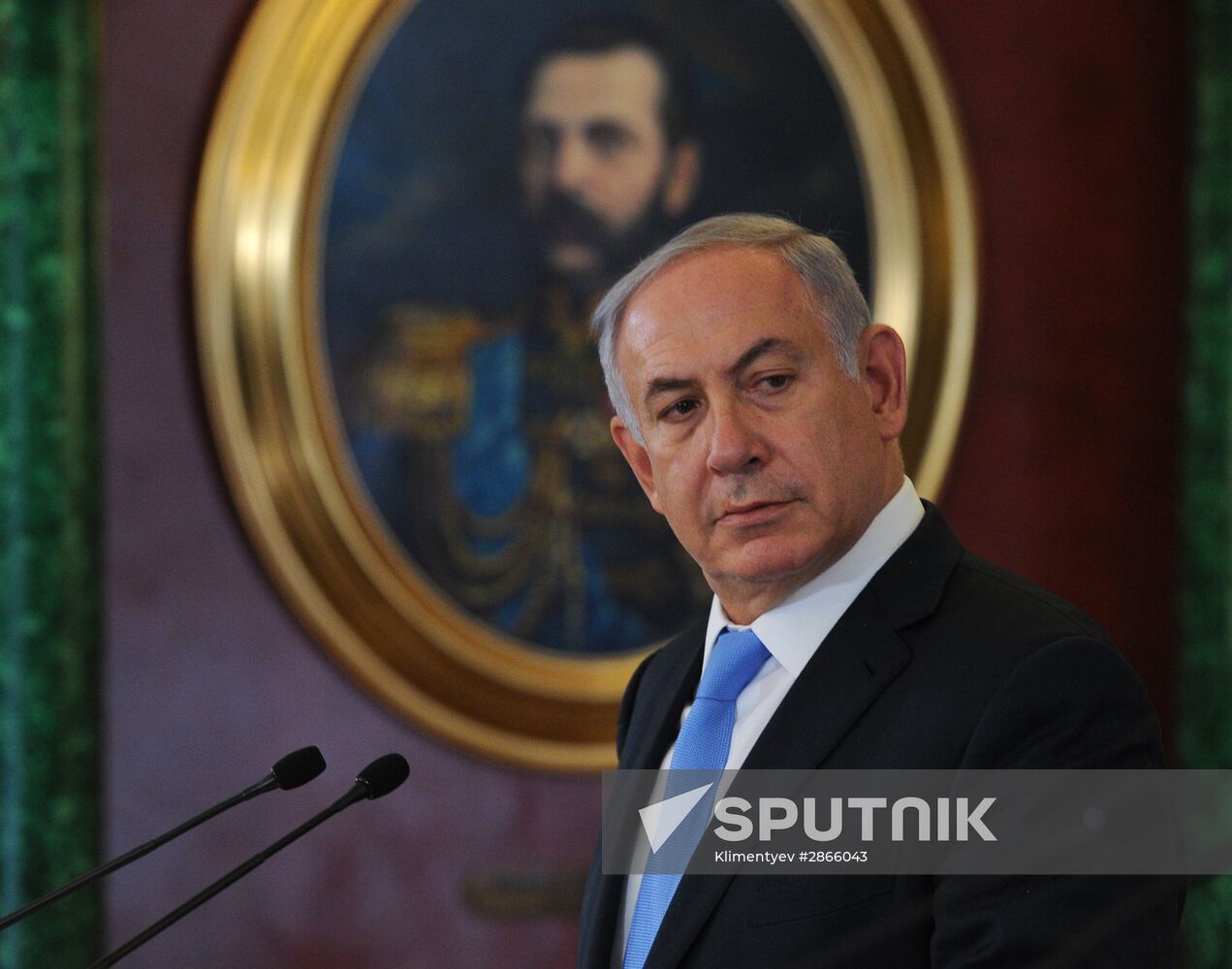 Russian President Vladimir Putin meets with Israeli Prime Minister Benjamin Netanyahu
