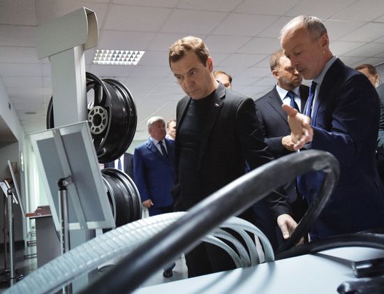 Russian Prime Minister Dmitry Medvedev's working trip to Irkutsk