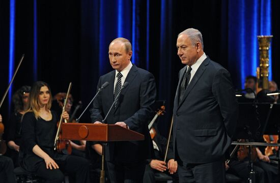 Russian Russian President Vladimir Putin meets with Israeli Prime Minister Benjamin Netanyahu