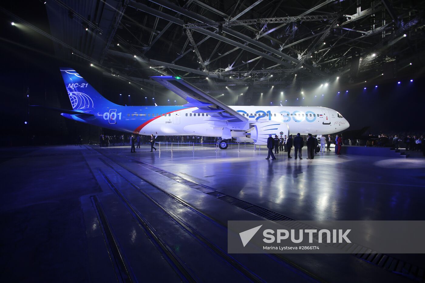 Presentation of MC-21-300 mid-range aircraft in Irkutsk