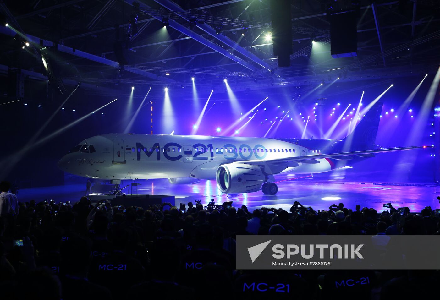 Presentation of MC-21-300 mid-range aircraft in Irkutsk