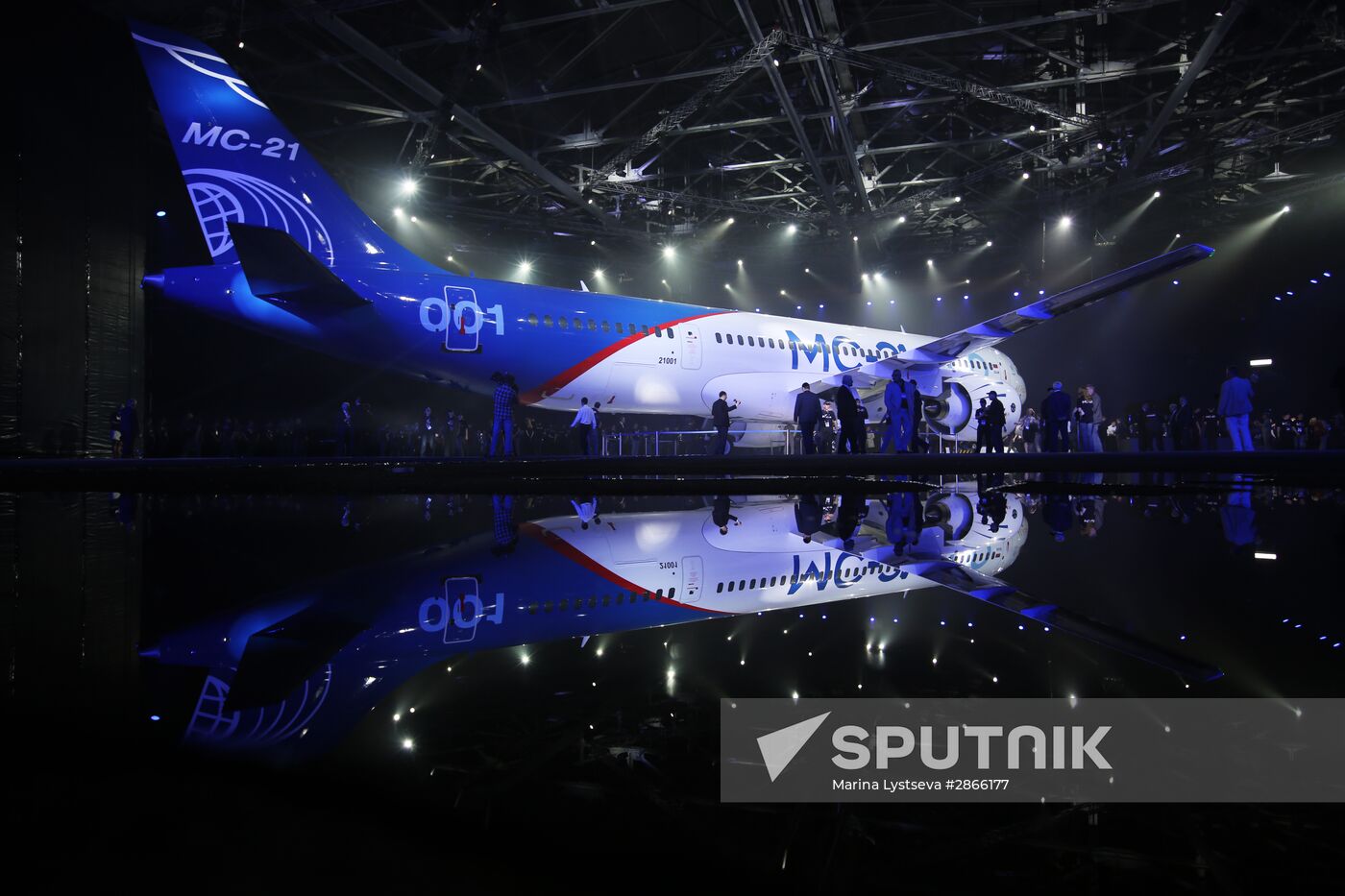 Presentation of MC-21-300 mid-range aircraft in Irkutsk