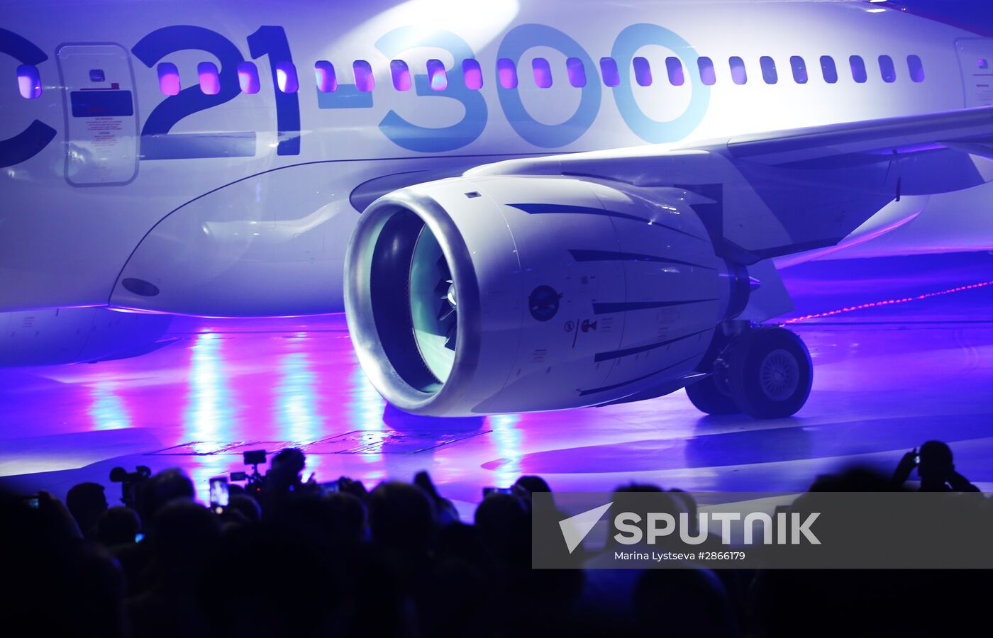 Presentation of MC-21-300 mid-range aircraft in Irkutsk