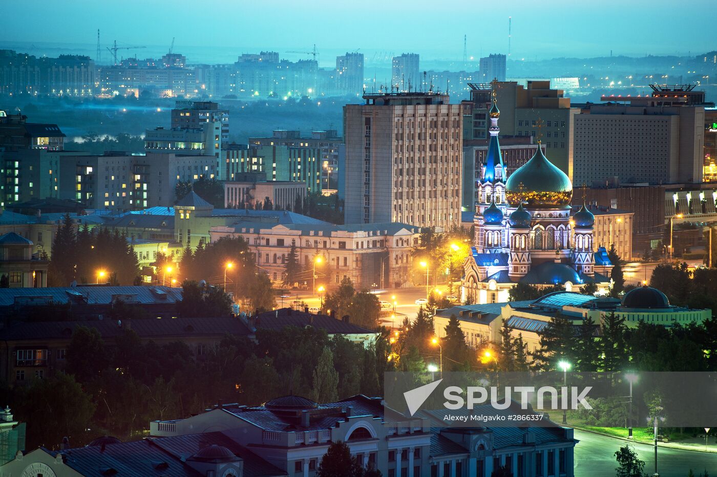Russian cities. Omsk