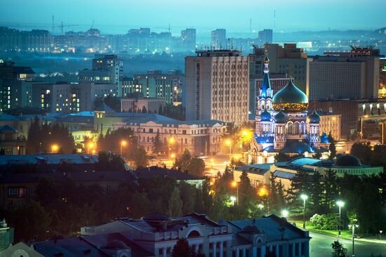 Russian cities. Omsk