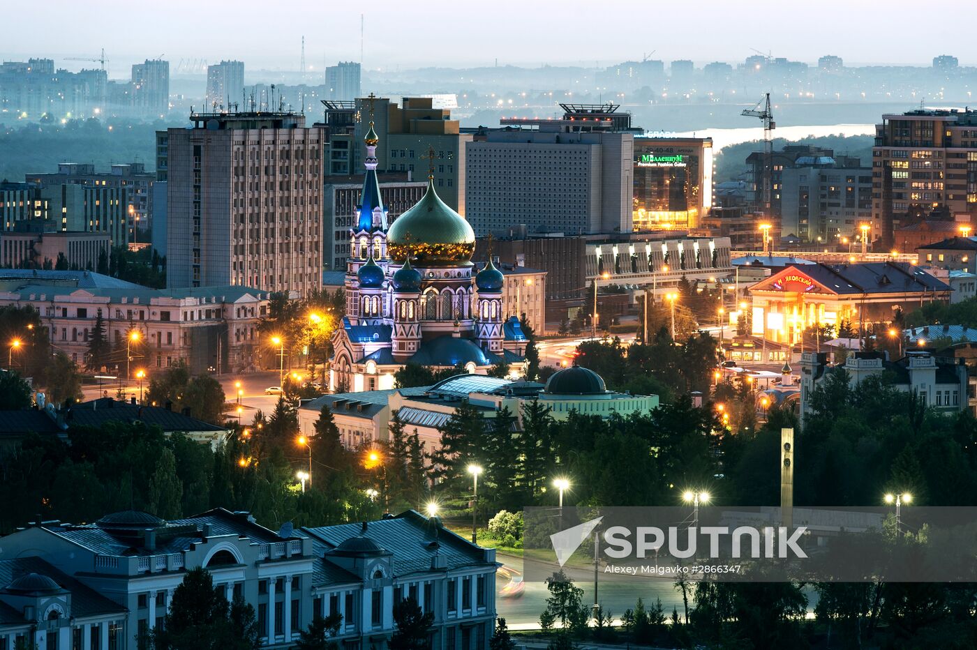 Russian cities. Omsk