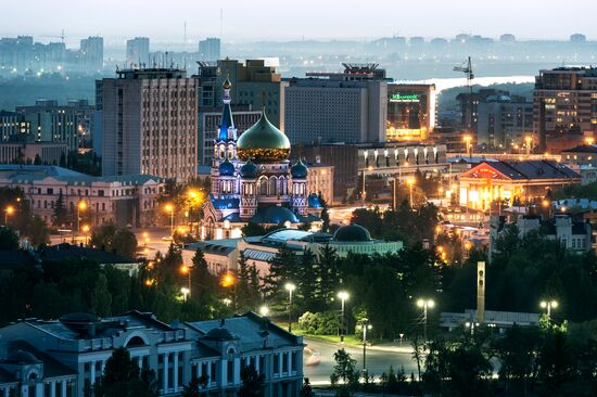 Russian cities. Omsk
