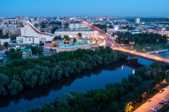 Russian cities. Omsk