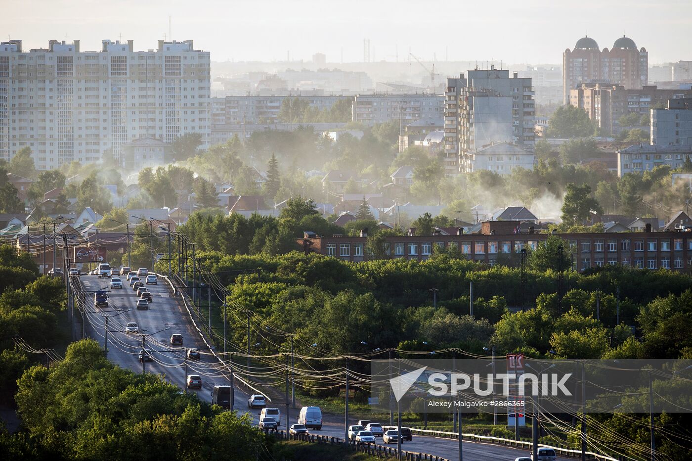 Russian cities. Omsk