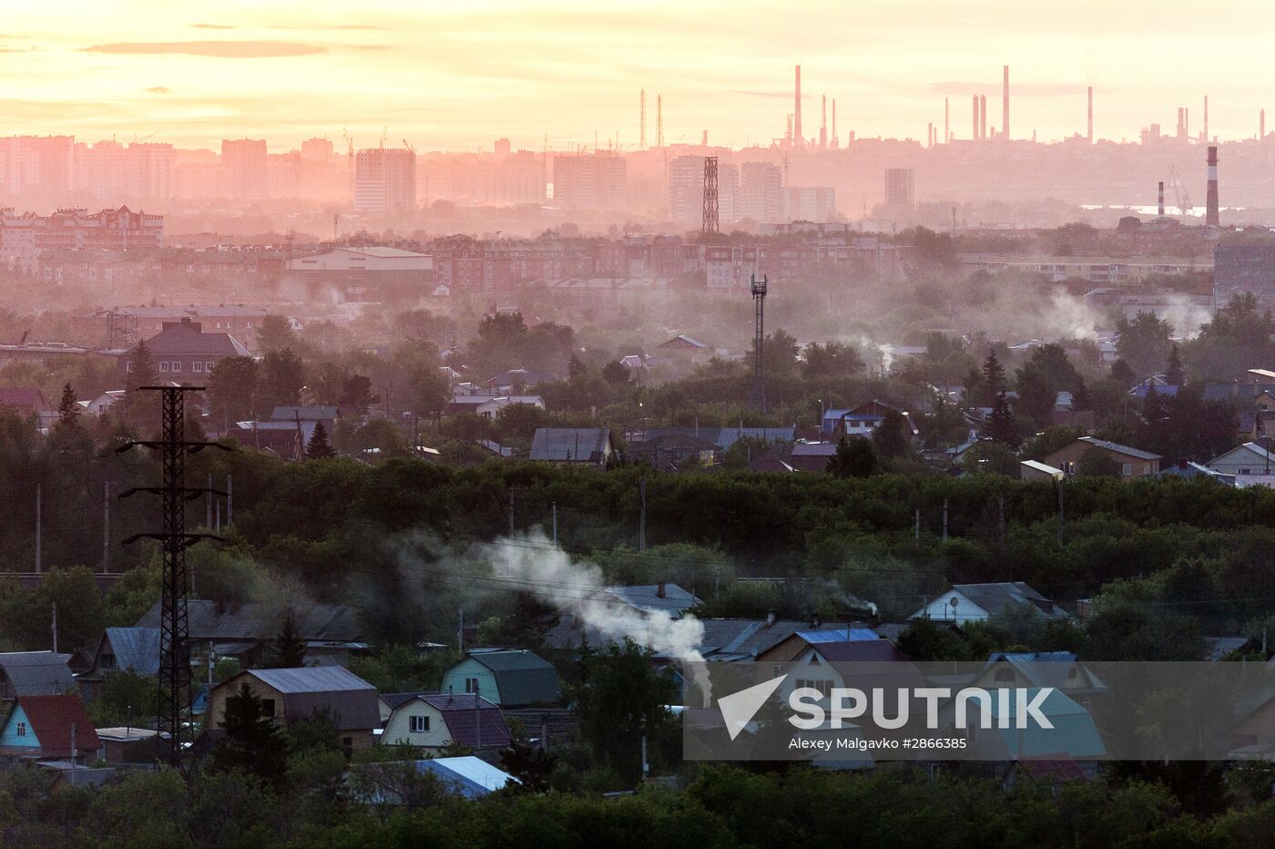 Russian cities. Omsk