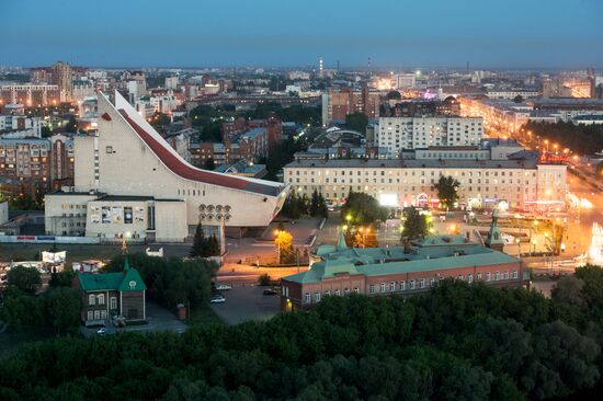 Russian cities. Omsk