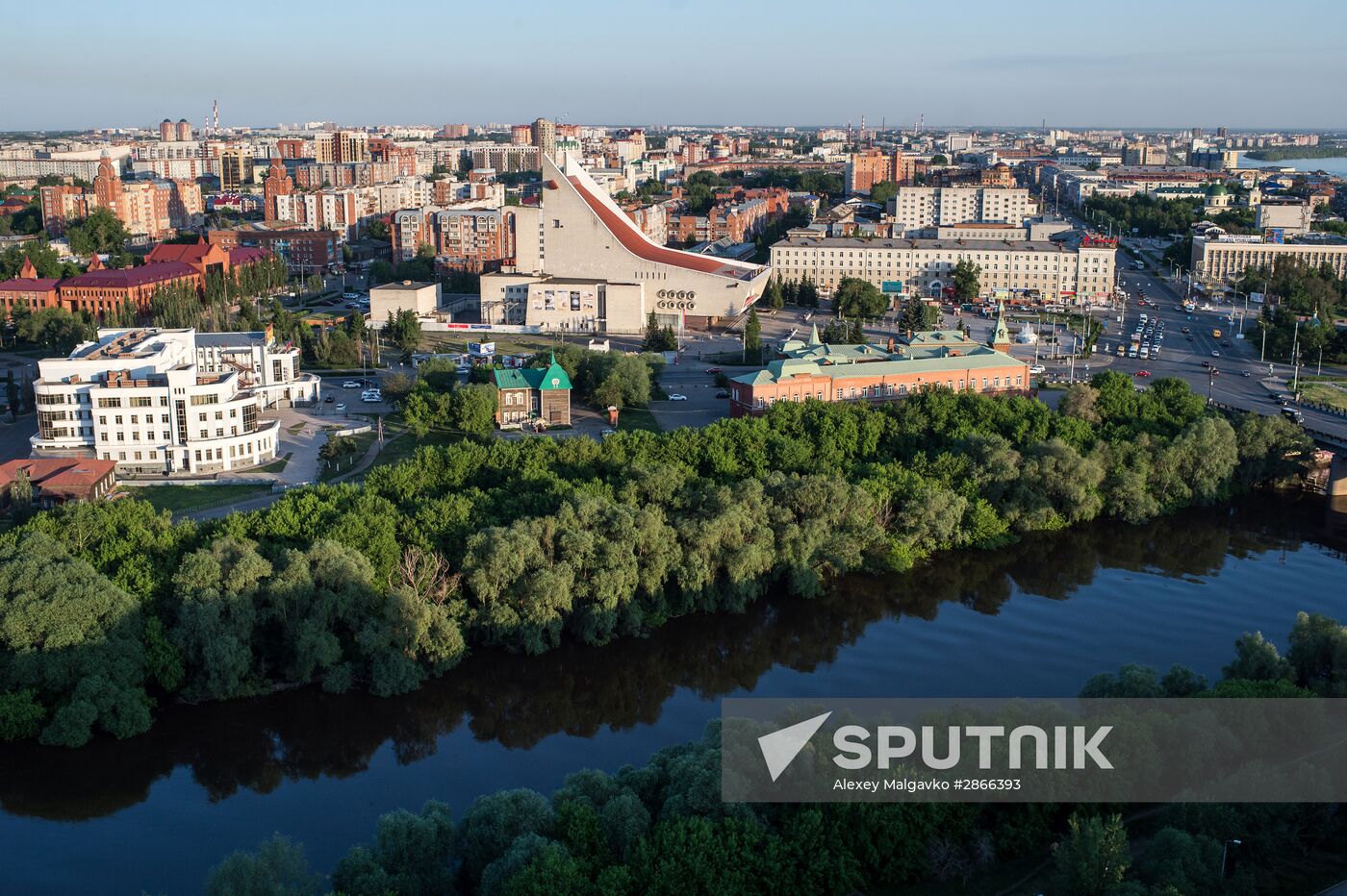 Russian cities. Omsk