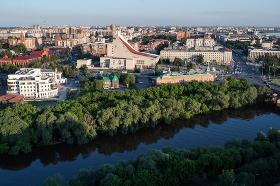 Russian cities. Omsk