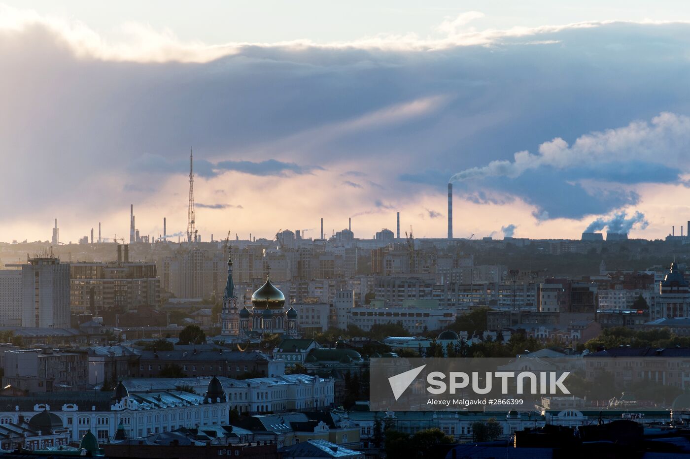 Russian cities. Omsk
