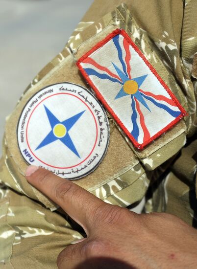 Kurdish fighters against ISIS