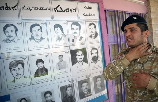 Kurdish fighters against ISIS