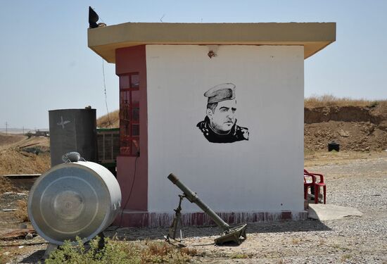 Kurdish fighters against ISIS