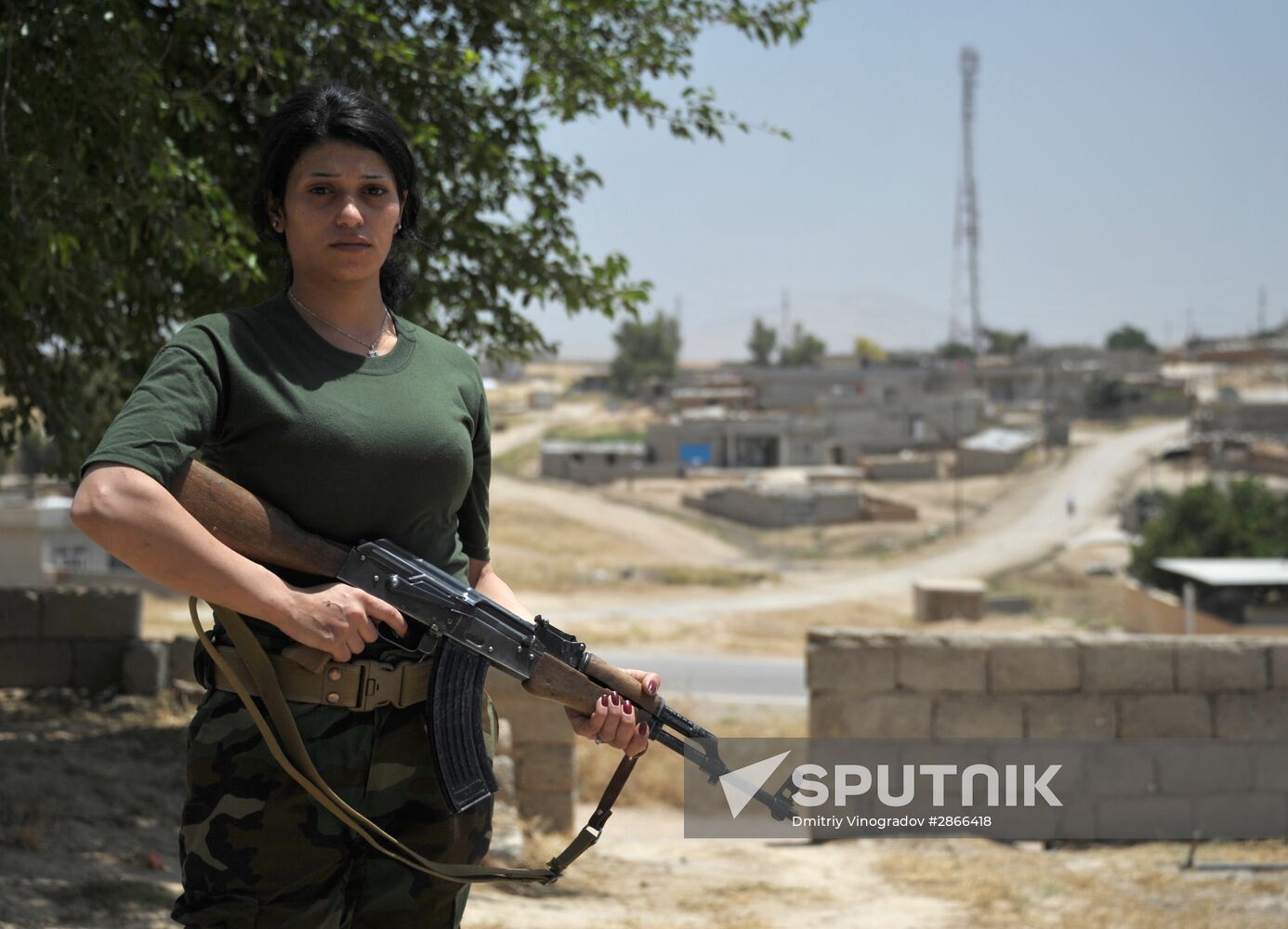 Kurdish fighters against ISIS