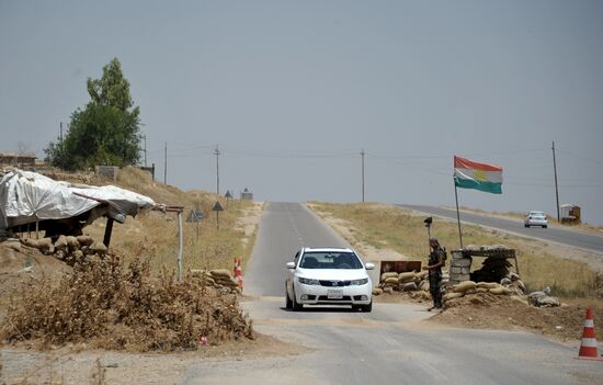 Kurdish fighters against ISIS
