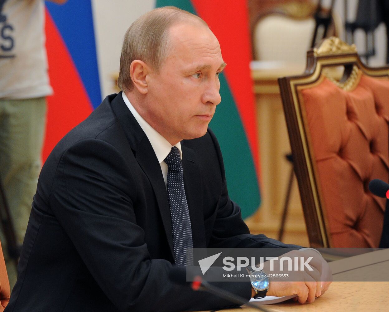 Russian President Vladimir Putin's visit to Belarus