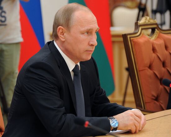 Russian President Vladimir Putin's visit to Belarus