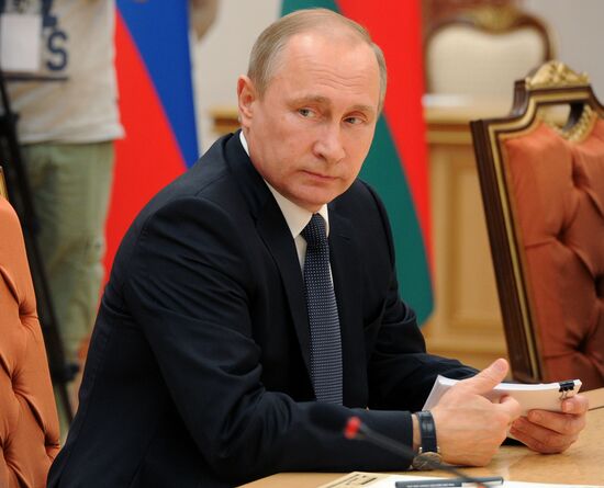 Russian President Vladimir Putin's visit to Belarus