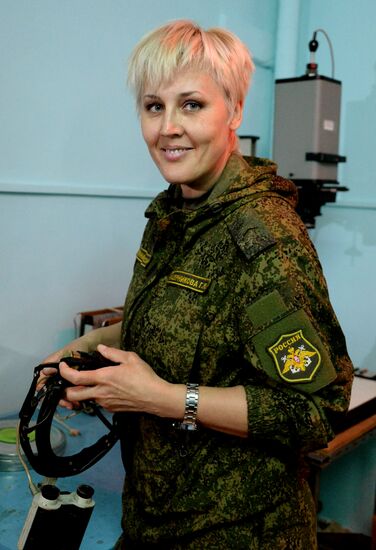 Pacific Fleet sailor Galina Koshurnikova