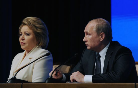 Russian President Vladimir Putin visits Belarus