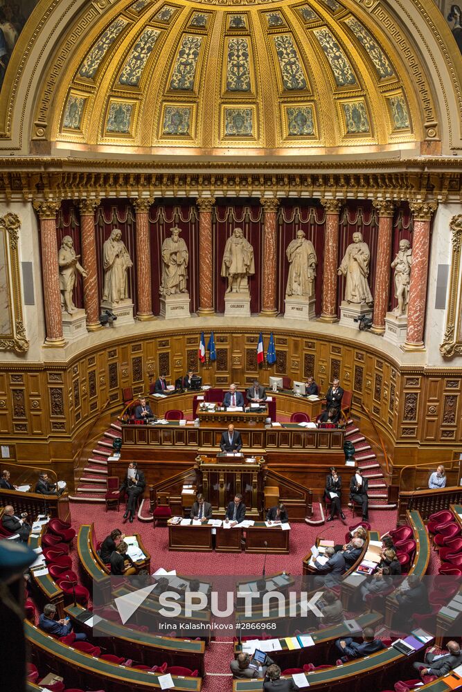 French Senate votes to ease sanctions against Russia