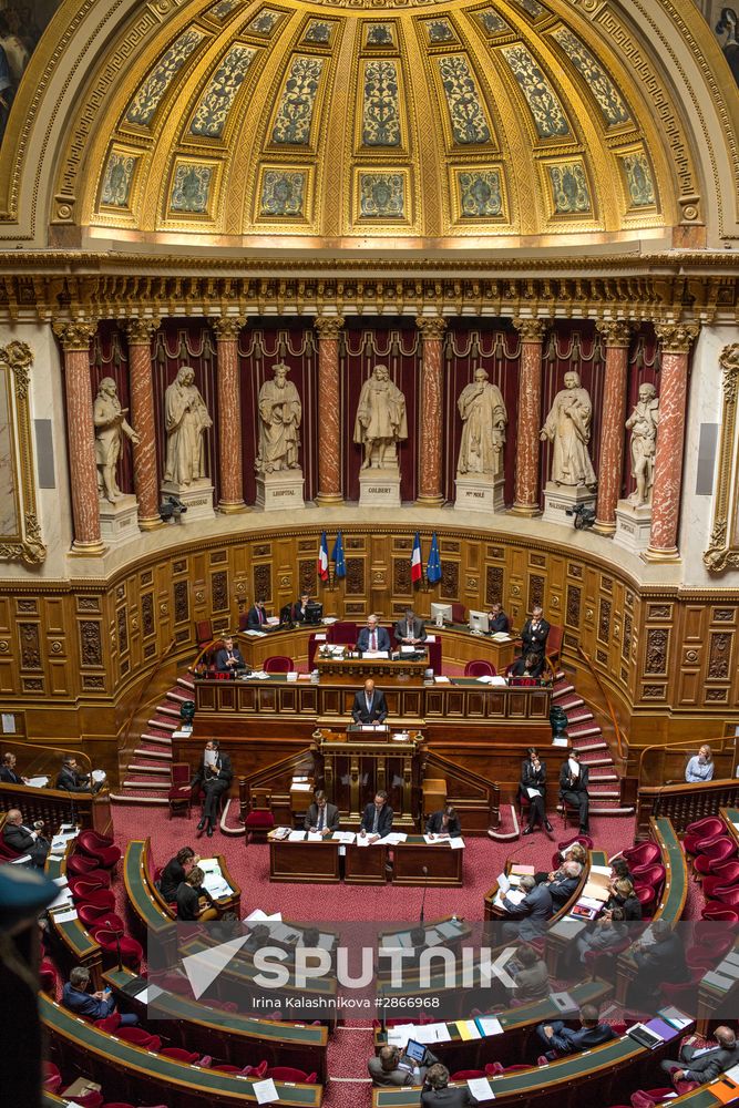 French Senate votes to ease sanctions against Russia