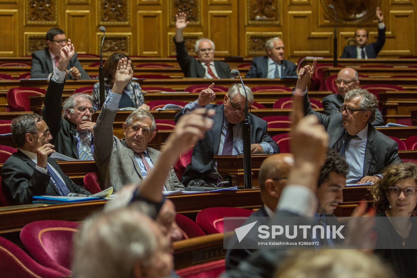 French Senate votes to ease sanctions against Russia