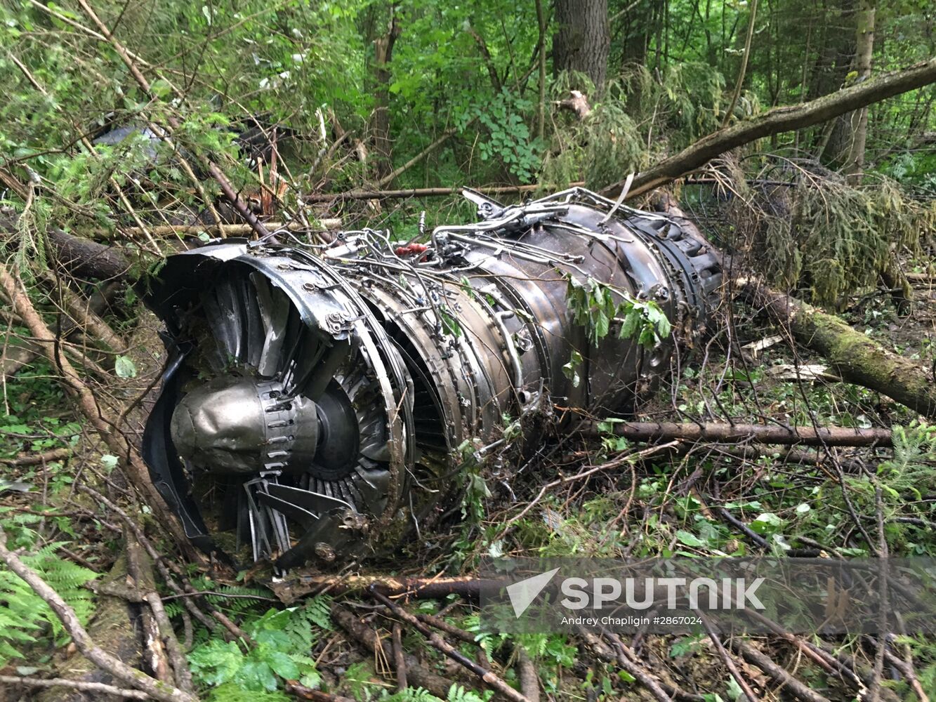 Su-27 fighter crashes in Moscow Region