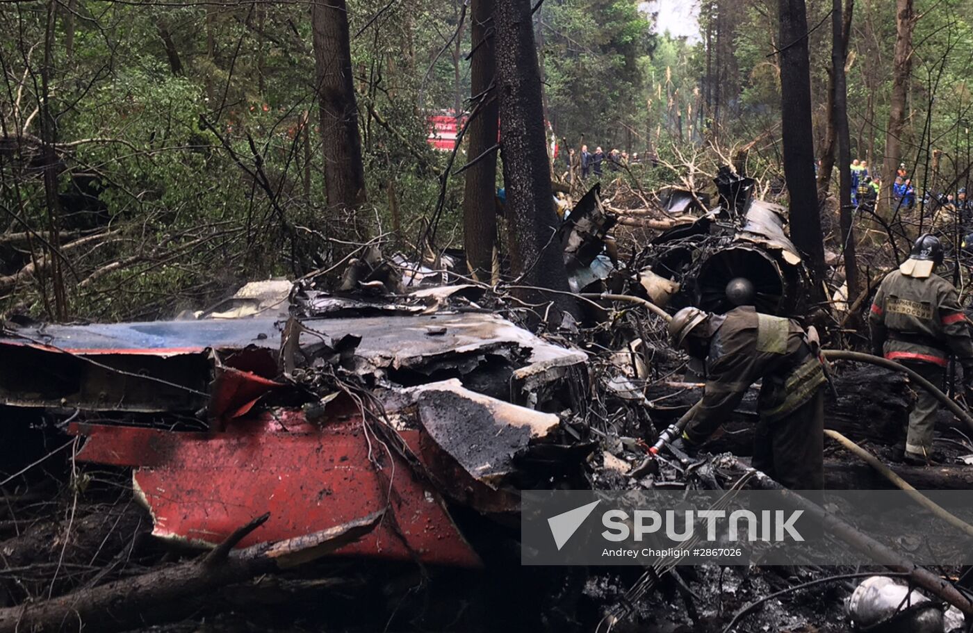 Su-27 fighter crashes in Moscow Region