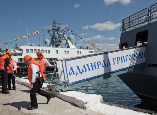 New Admiral Grigorovich-class frigate arrives in Sevastopol