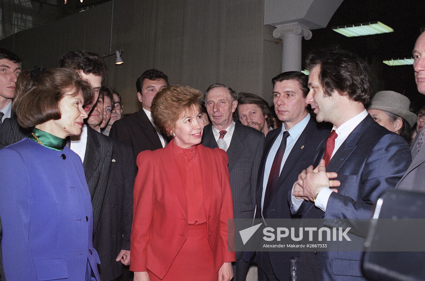 Danielle Mitterrand's visit to Soviet Union