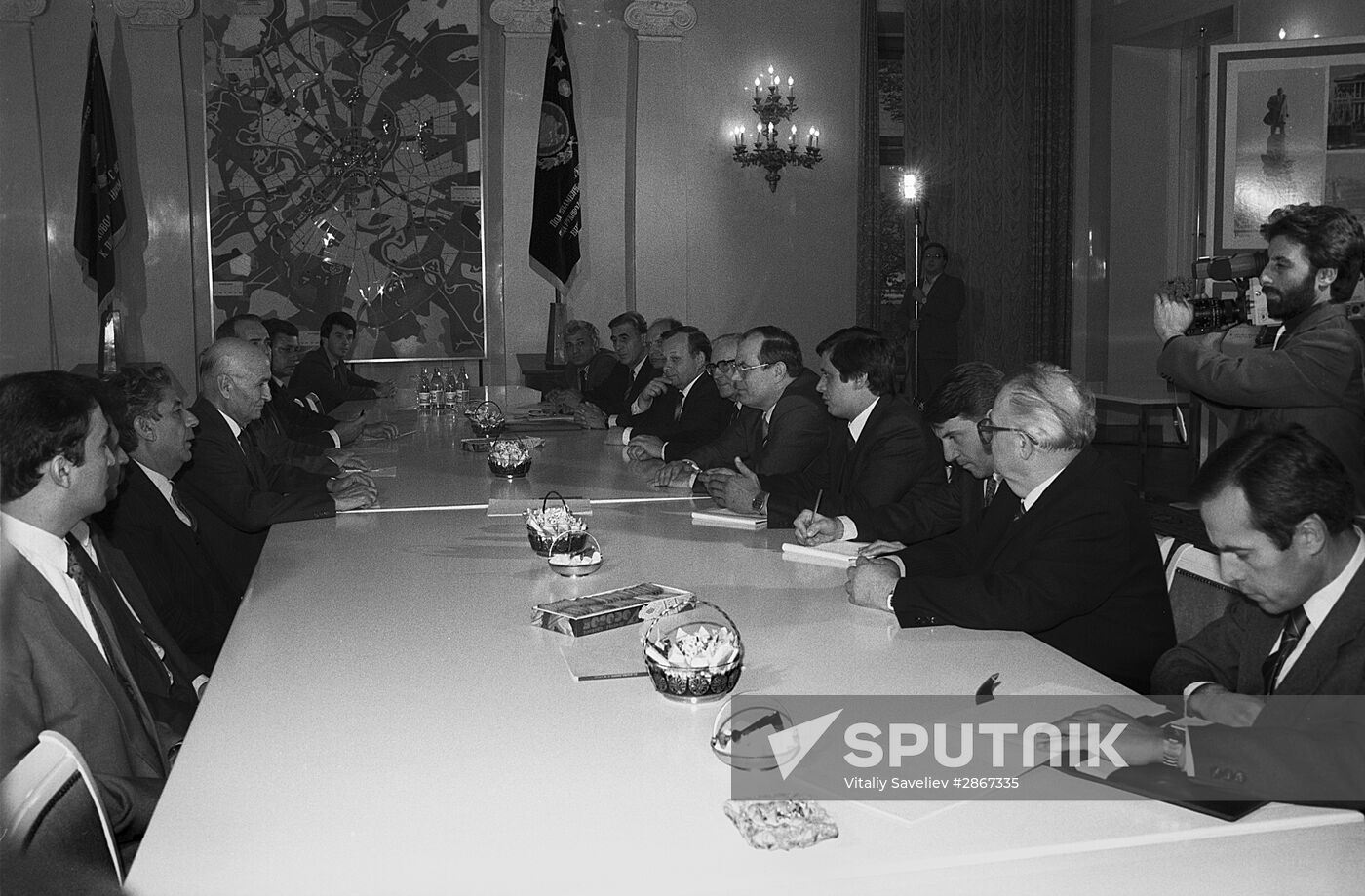 Afghan Prime Minister Mohammad Hasan Sharq's visit to Soviet Union