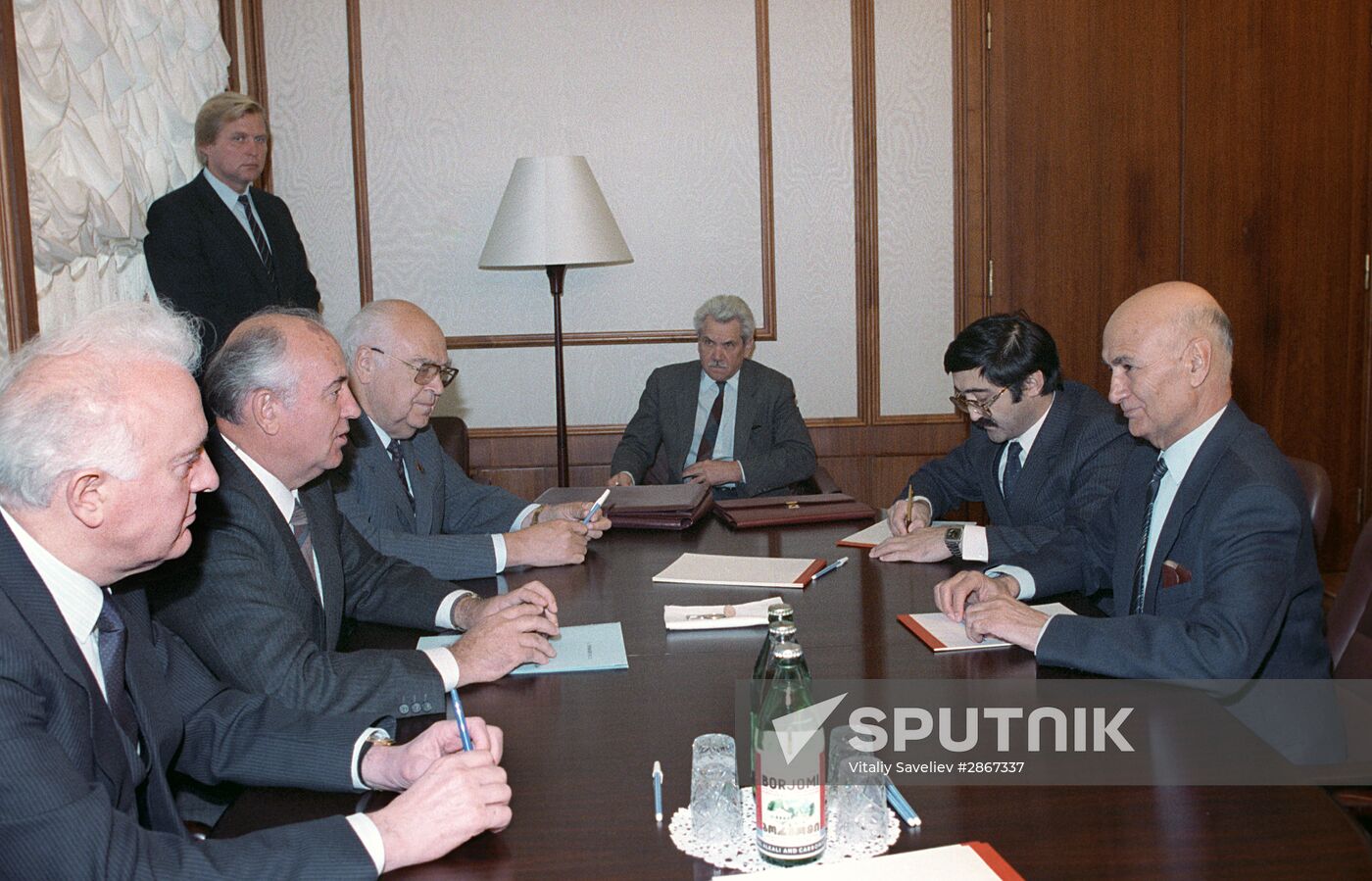 Afghan Prime Minister Mohammad Hasan Sharq's visit to Soviet Union