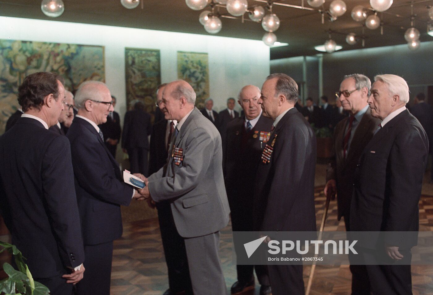 Celebrating GDR's 40th anniversary