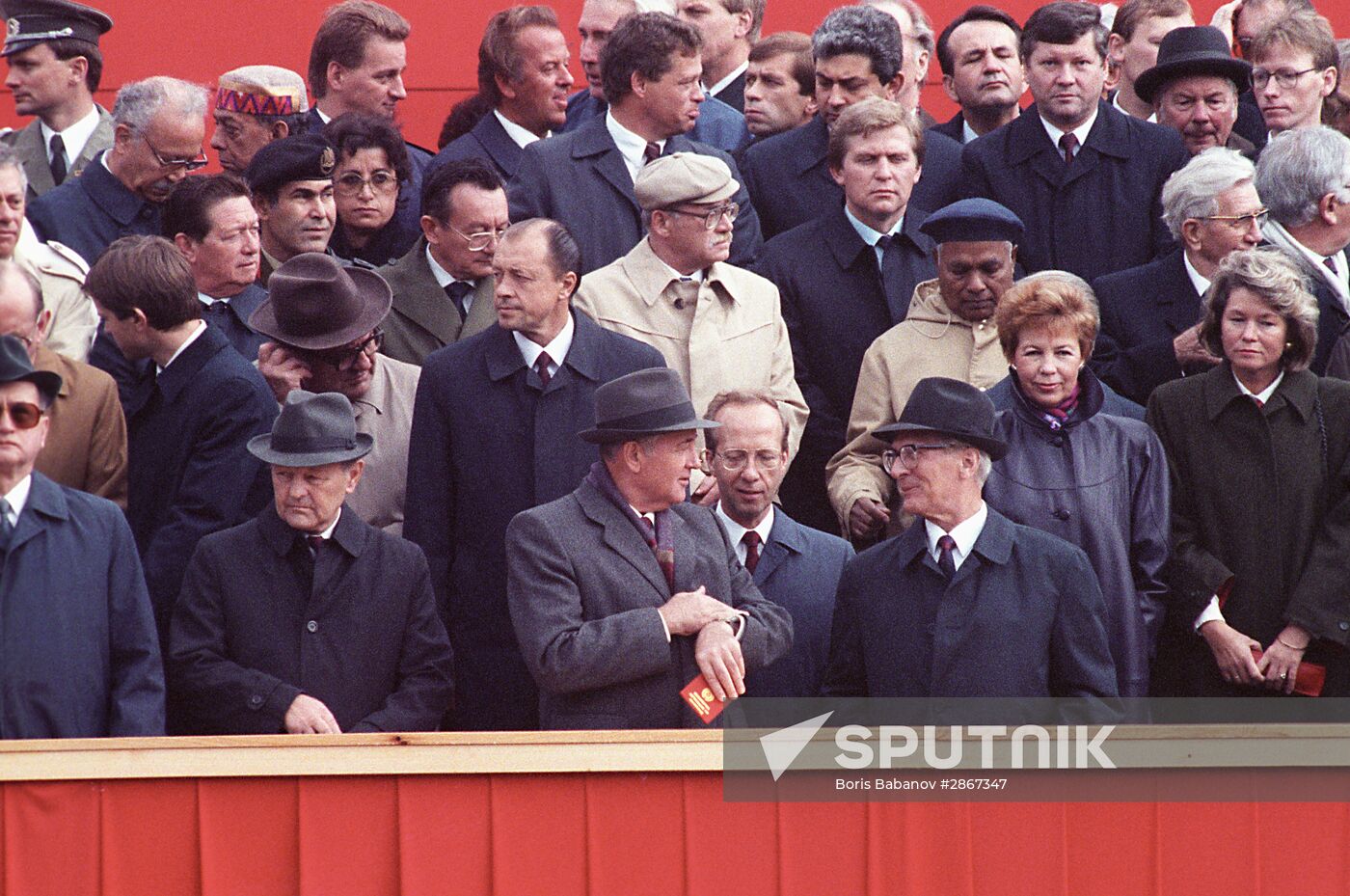 Celebrating GDR's 40th anniversary