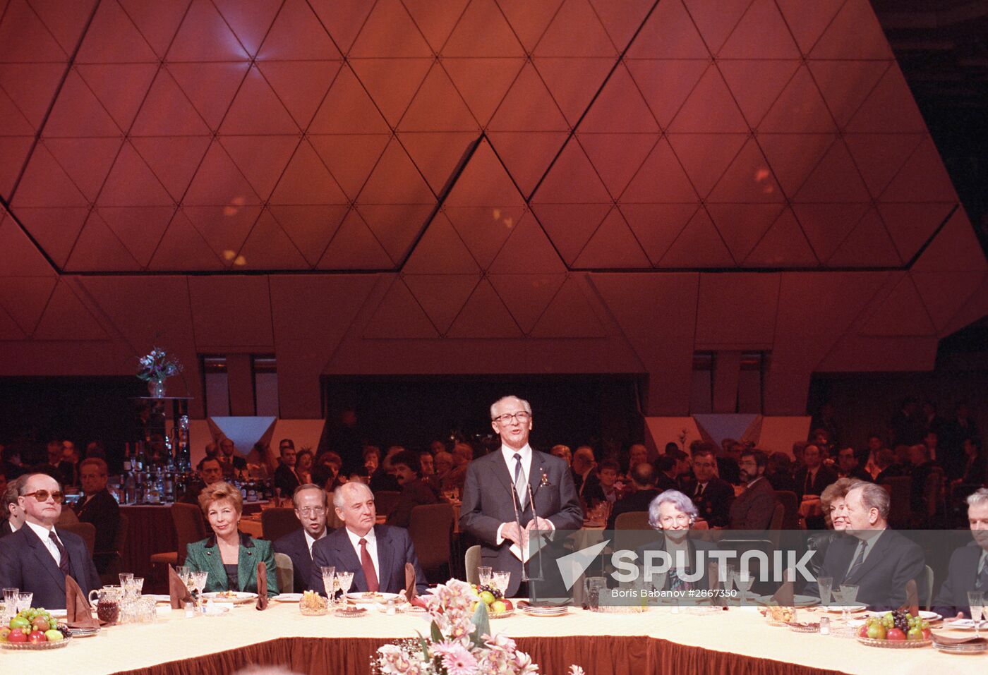 Celebrating GDR's 40th anniversary