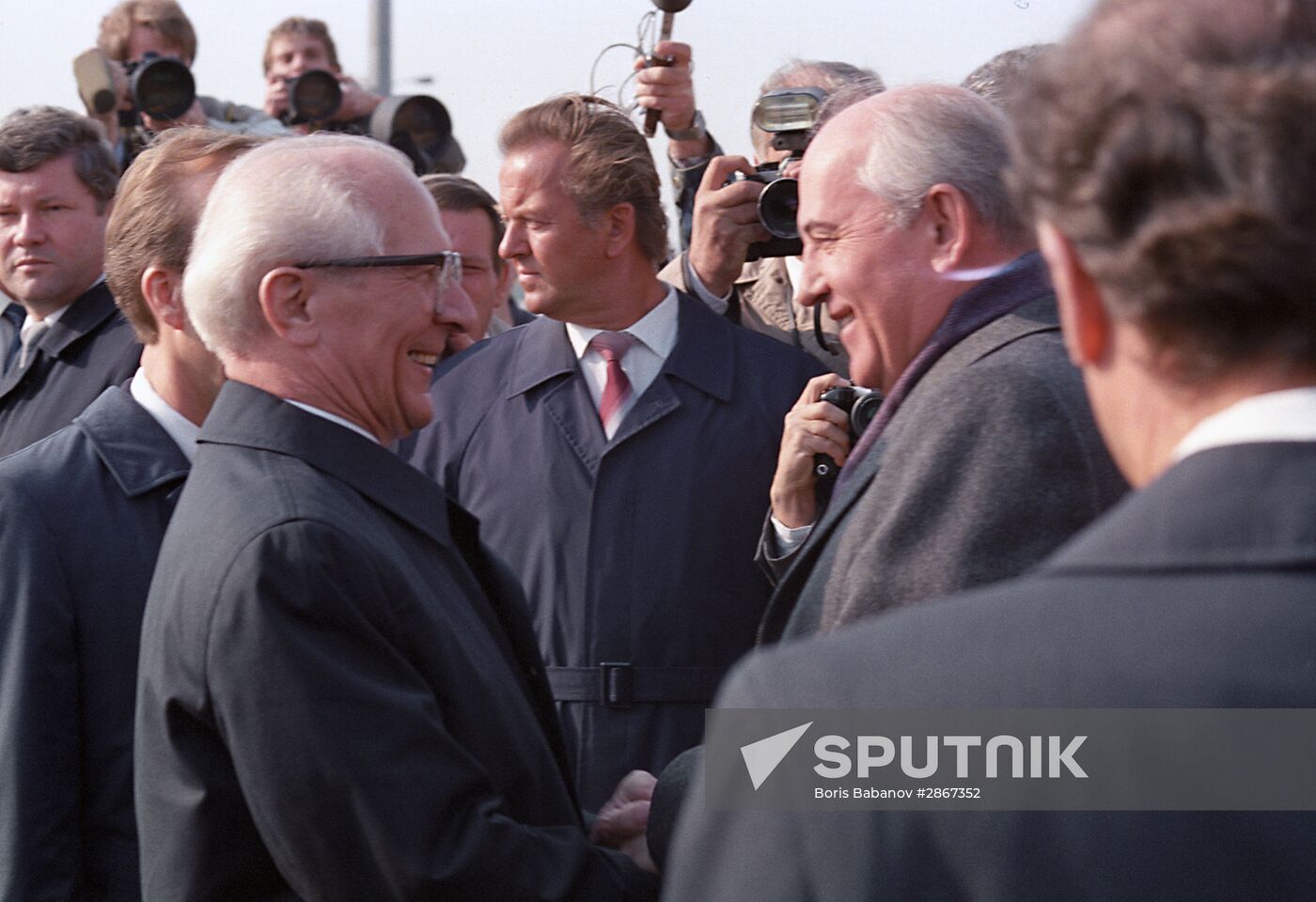Celebrating GDR's 40th anniversary