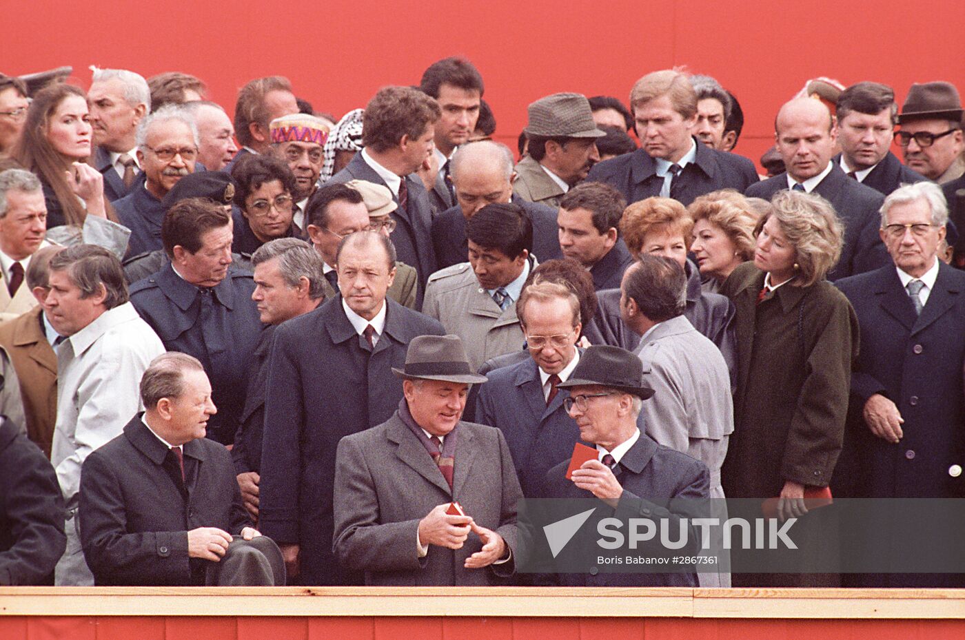 Celebrating GDR's 40th anniversary