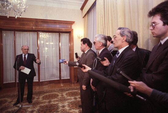 Mikhail Gorbachev in Novo-Ogaryovo