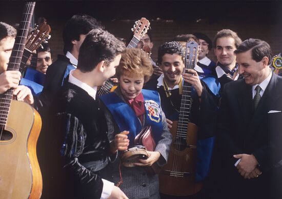 Mikhail Gorbachev's visit to Spain